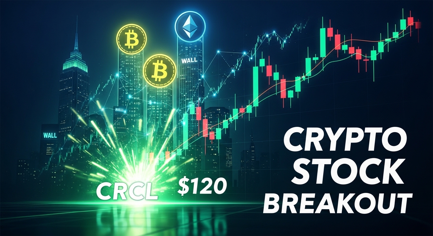 Saham AS terkait kripto naik di seluruh pasar! CRCL menembus di atas $120, menandakan sentimen pasar yang membaik