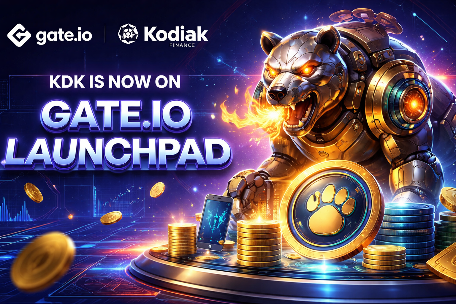 🌟مهمة مكافأة Gate Live - Launchpad (KDK)