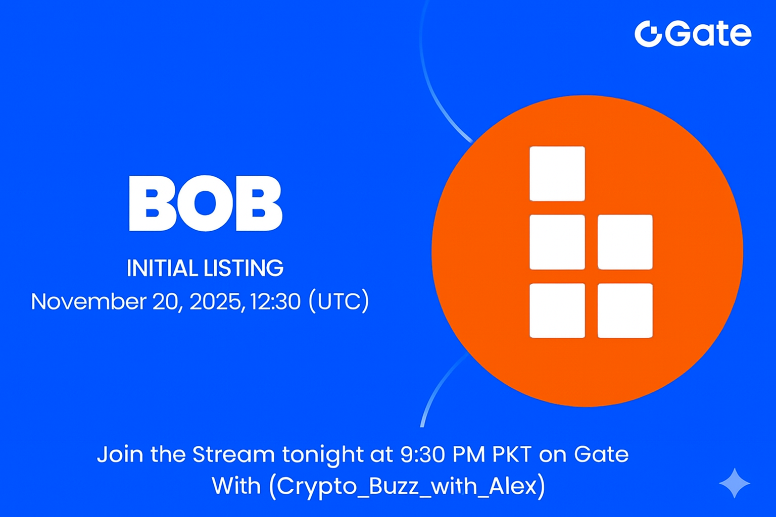 🌟Gate Live 奖励任务 - CandyDrop(BOB)