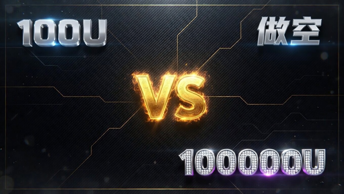 100U short sell challenge profits 100,000U