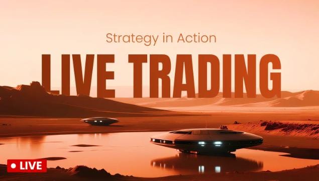Estrategia de trading en vivo de Gate Live en acción