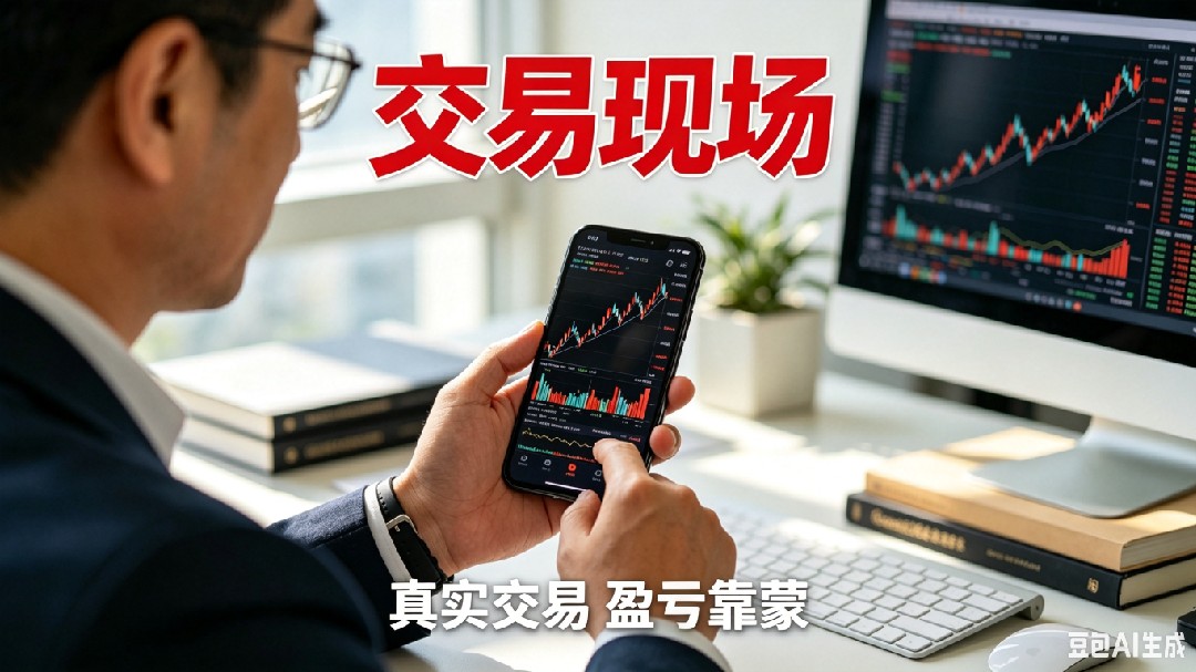 Real trading, profits and losses depend on luck