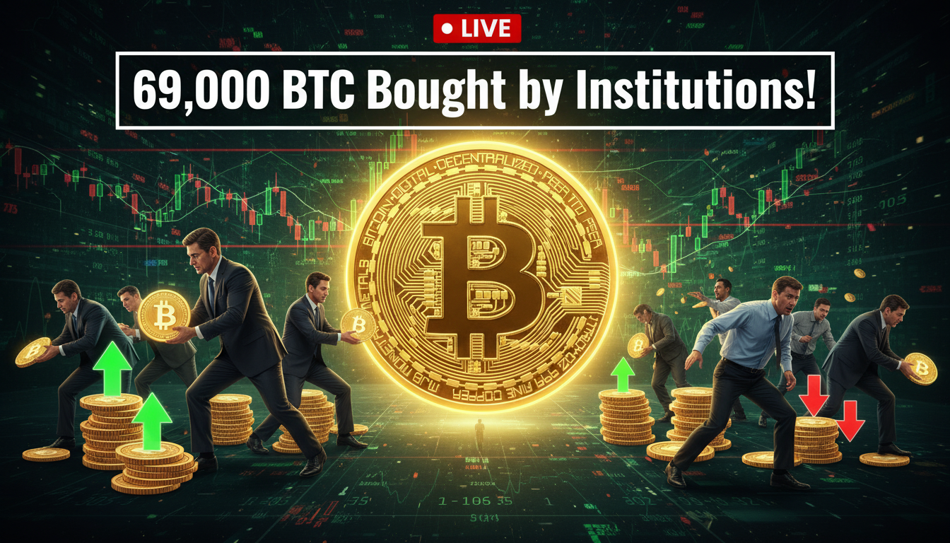 在第一季度，企業投資者購買了69,000個比特幣，而散戶投資者在同一期間出售了62,000個比特幣。