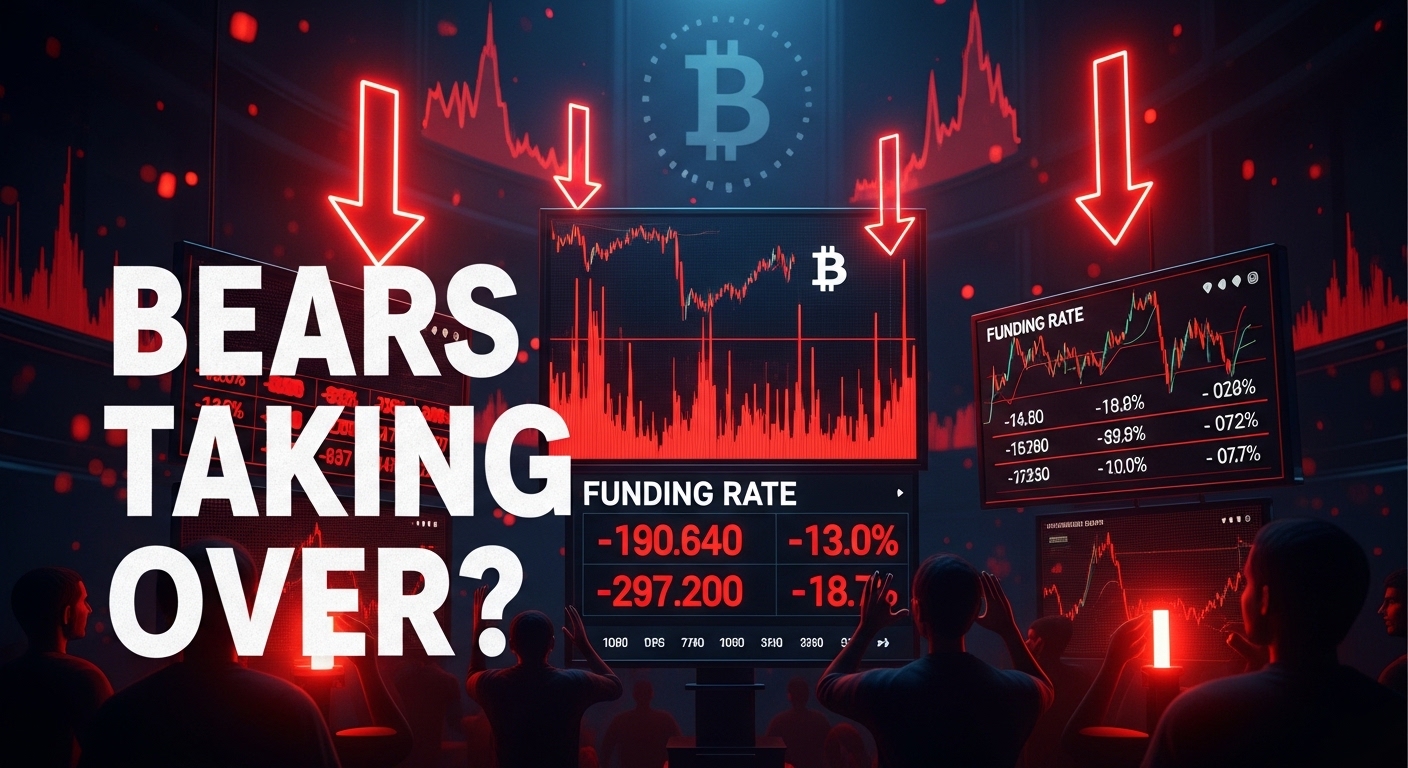 Медведі отримують контроль? Курс фінансування послаблюється скрізь, і налаштованість на падіння поглиблюється