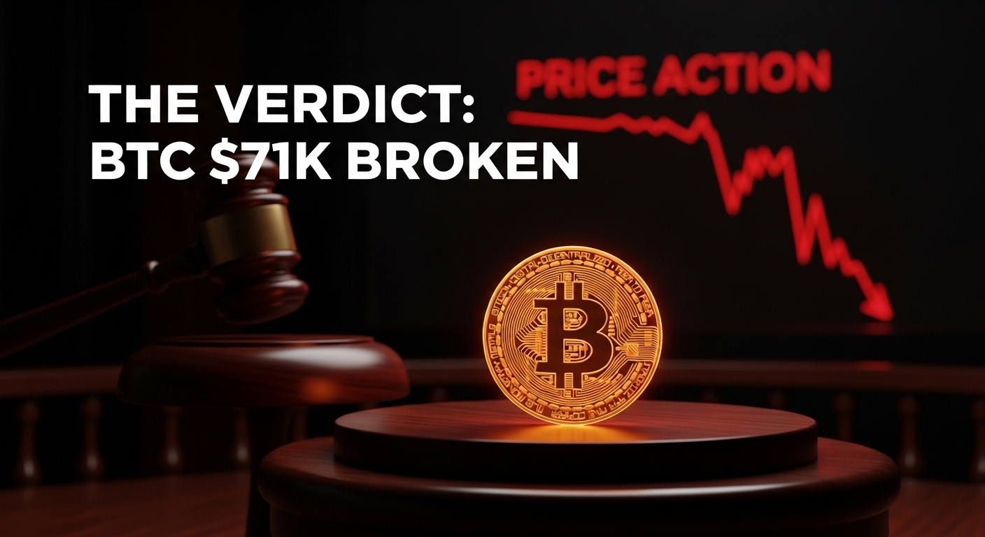 BTC падає нижче $71,000!