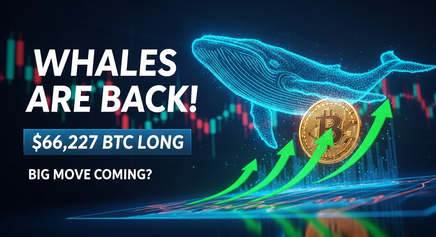鯨魚回歸！“pension-usdt.eth” 重新開倉長期持有比特幣，價格為66,227美元——這會引發下一波市場行情嗎？