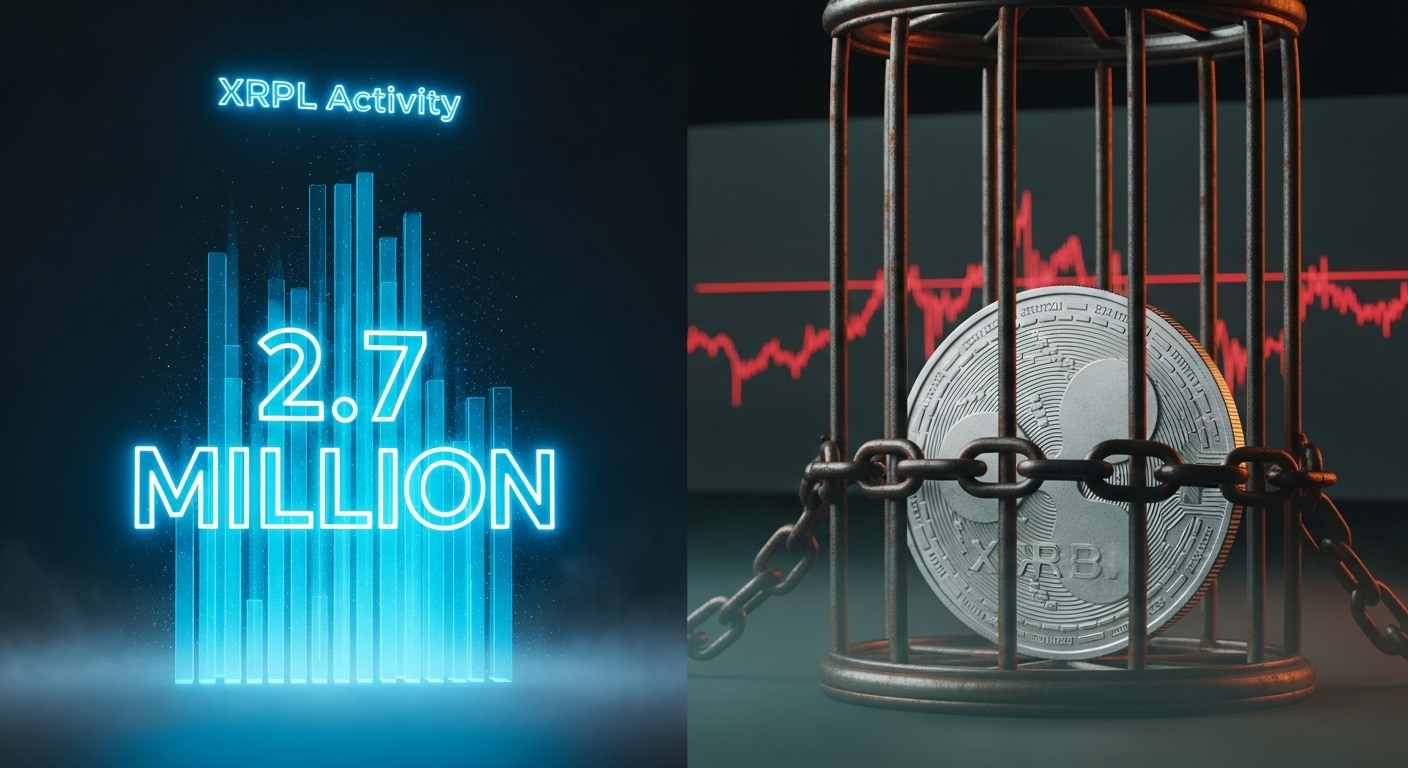 L'activité XRP ne reflète pas l'augmentation du prix ; plus de 2,7 millions de transactions réussies chaque jour