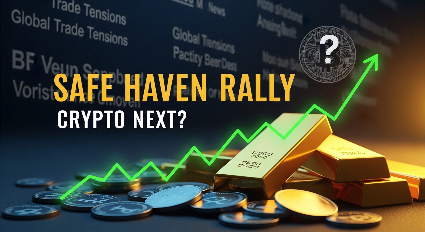 貿易摩擦が再び浮上し、金と銀が上昇しています。暗号資産も追随できるでしょうか。