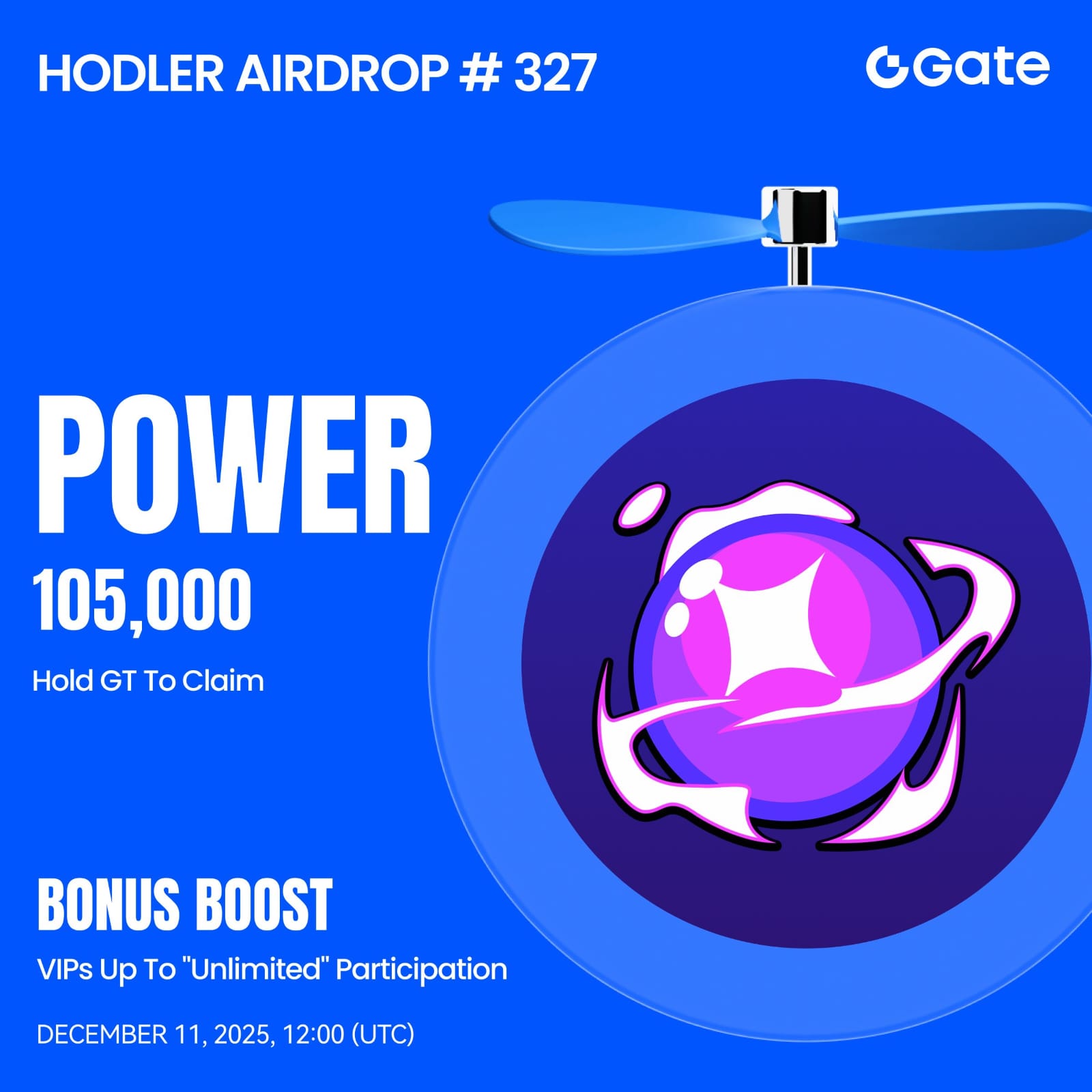 🌟Nhiệm vụ Thưởng Live Gate - Niêm yết Spot (POWER)