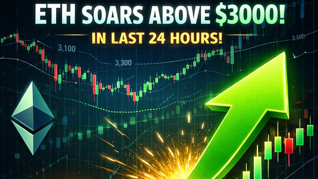 ETH rebound above $3000 in last 24 hours