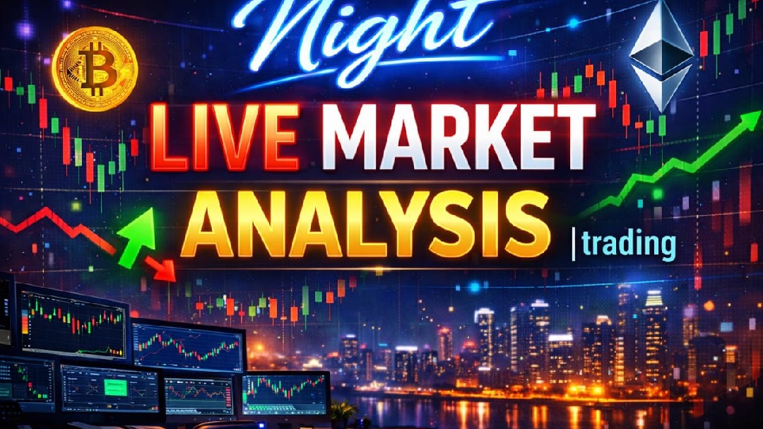 تحليل السوق المباشر ليلاً | التداول