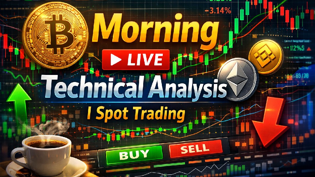 Análise técnica ao vivo de manhã | negociação à vista