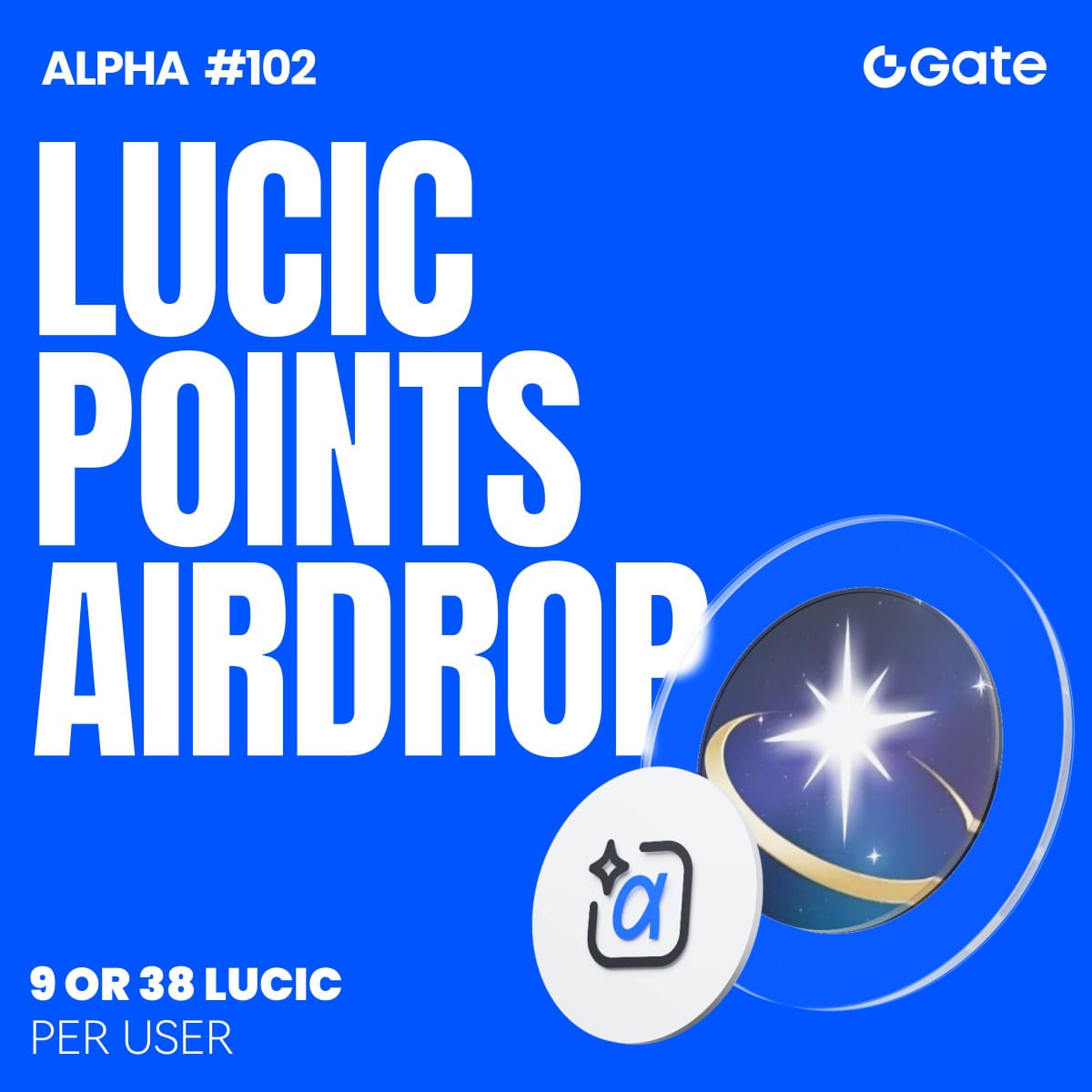 ゲートランチプールプロジェクト #337: ルシダムコイン (LUCIC)。BTCまたはLUCICをステークしてエアドロップを獲得しよう。