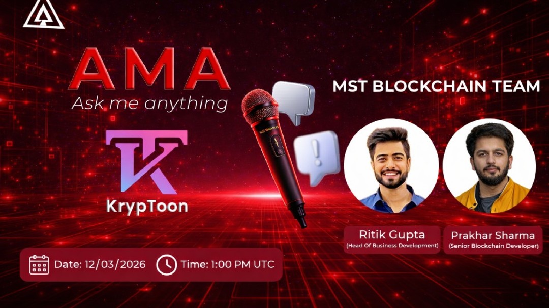 KrypToon 與 MSTBlockchain 的 AMA