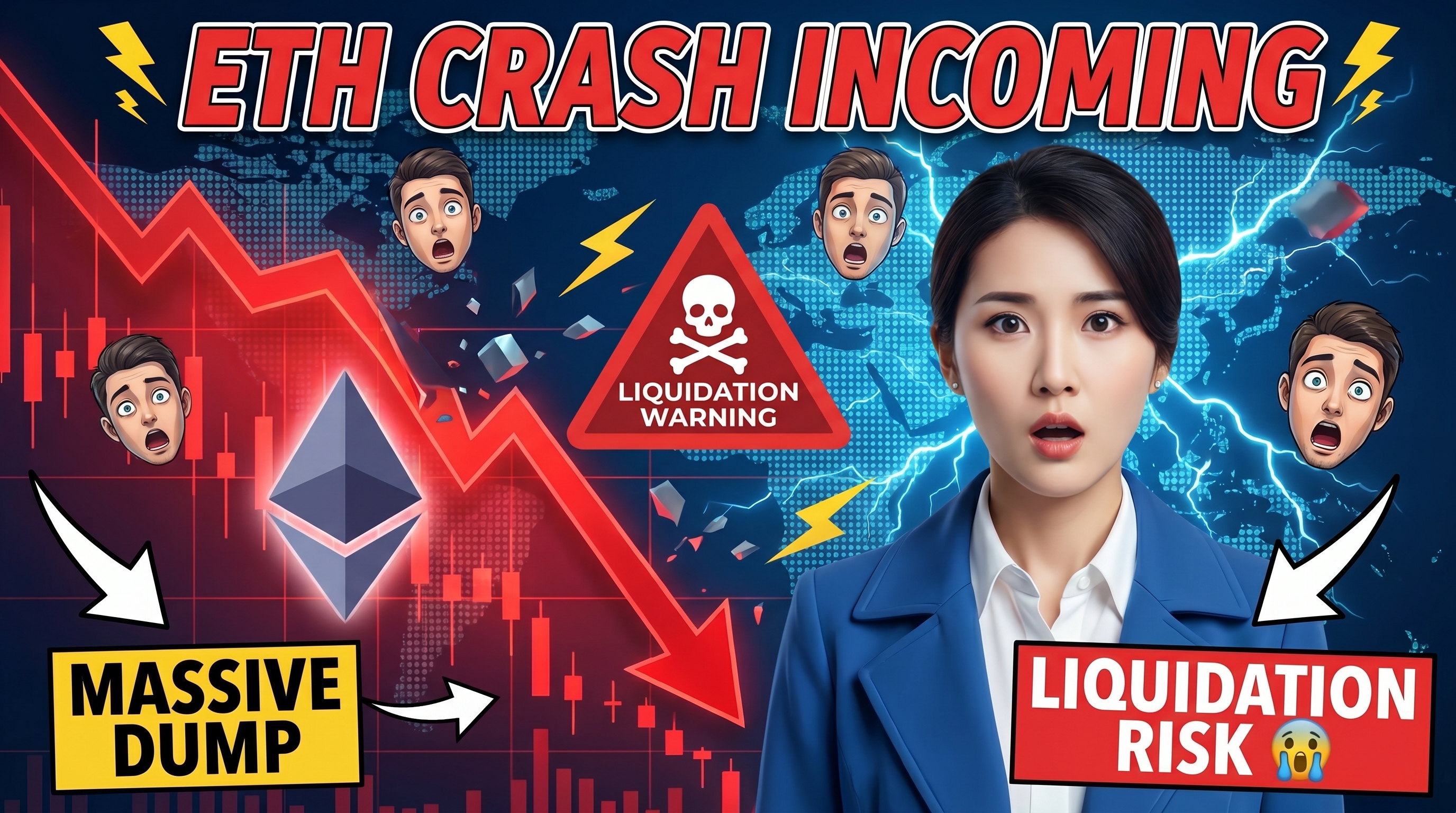 Thumbnail Prompts:
1. Volatilitas Harga Ethereum! Siap-siap Likuidasi Besar-besaran!
2. Ethereum Melonjak! Waspadai Likuidasi Massal!
3. Pergerakan Harga Ethereum Mencemaskan! Apa Langkahmu?

Post Prompts:
1. Harga Ethereum Bisa Melonjak atau Jatuh
