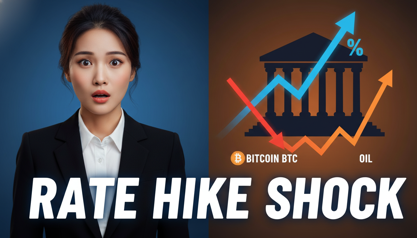 Rate hike expectations hit the news! BTC fluctuates lower while oil strengthens — is capital retreating?