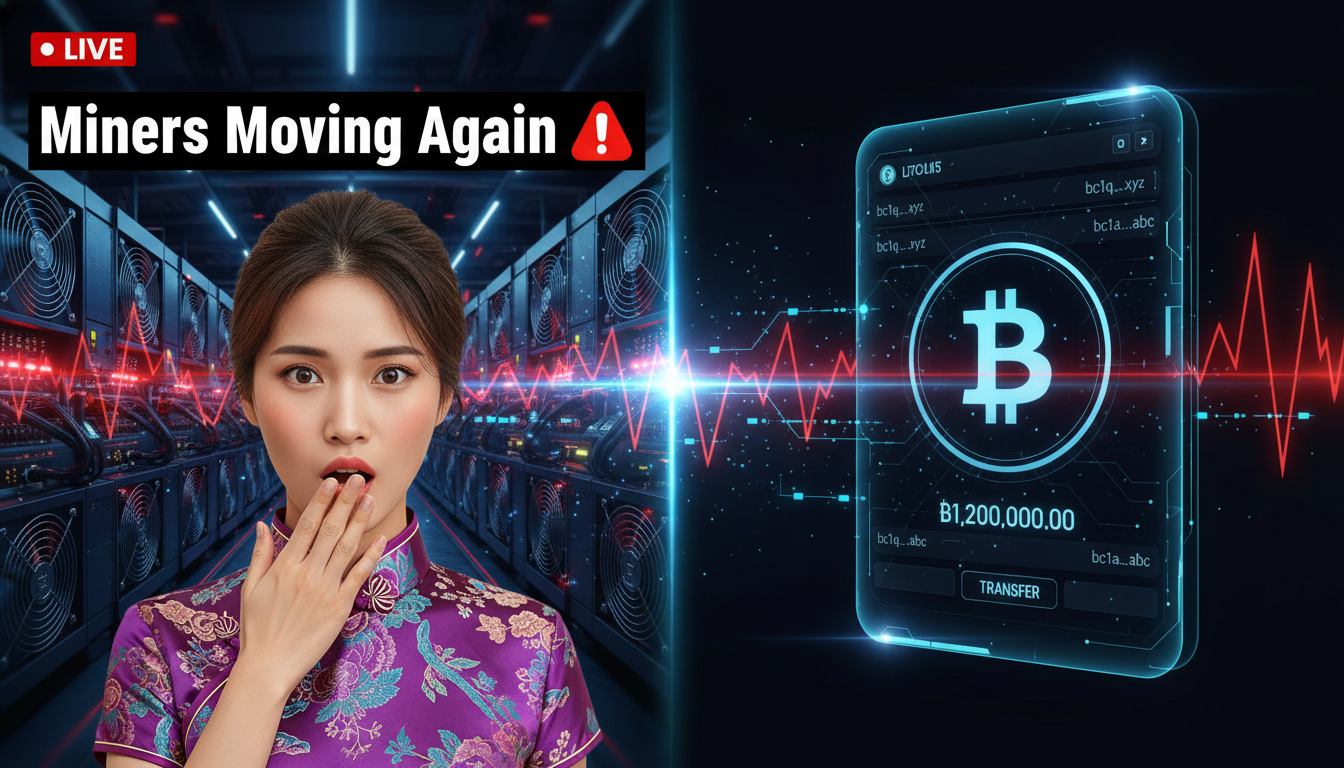 Les mineurs sont également en mouvement ! MARA transfère plus de BTC — vente ou réallocation interne ?