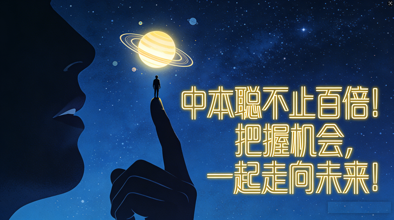 中本聪 ：买好中本聪 持有中本聪 分享中本聪